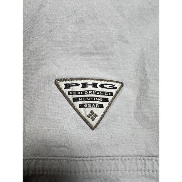 Columbia PHG Omni Shade Mens Shirt Tan Orange Size LARGE Long Sleeve - Picture 14 of 16